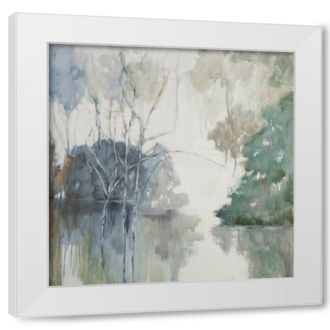Woodland Magic White Modern Wood Framed Art Print by Buckley, Mary Parker