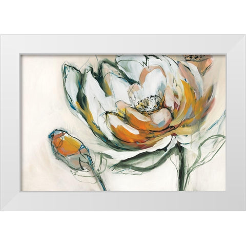 Bloomed IV White Modern Wood Framed Art Print by Fitzsimmons, A.