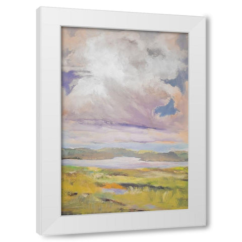 Light Of Day White Modern Wood Framed Art Print by Parker Buckley, Mary