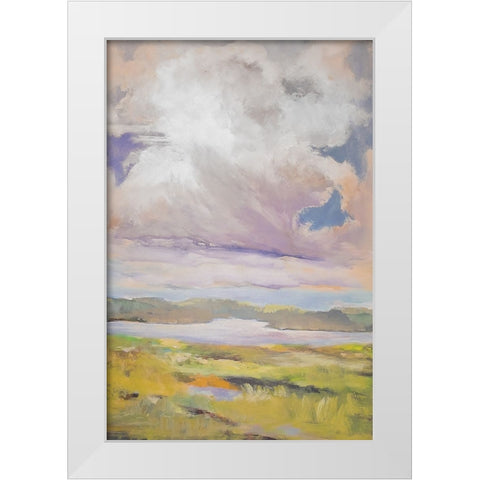 Light Of Day White Modern Wood Framed Art Print by Parker Buckley, Mary