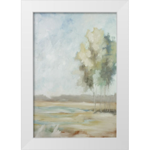 Solo Journey White Modern Wood Framed Art Print by Ellens, Jacqueline