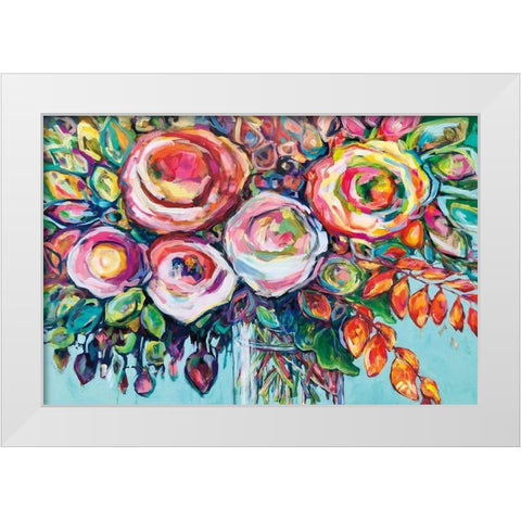 Second Time Round White Modern Wood Framed Art Print by Drew, Vanessa