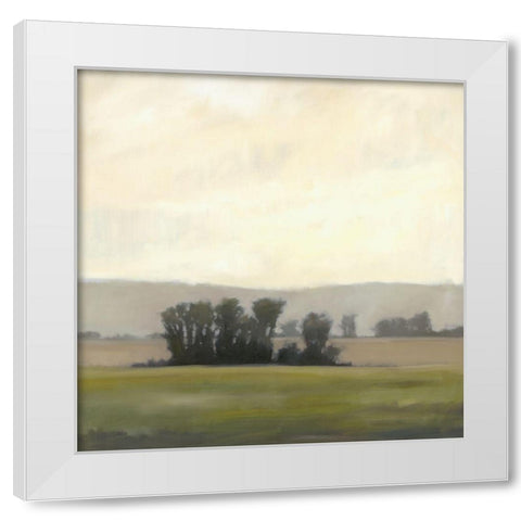 Holding Space White Modern Wood Framed Art Print by Lightell, Megan