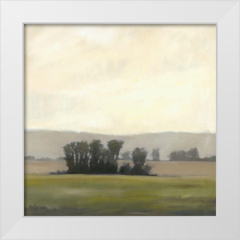 Holding Space White Modern Wood Framed Art Print by Lightell, Megan