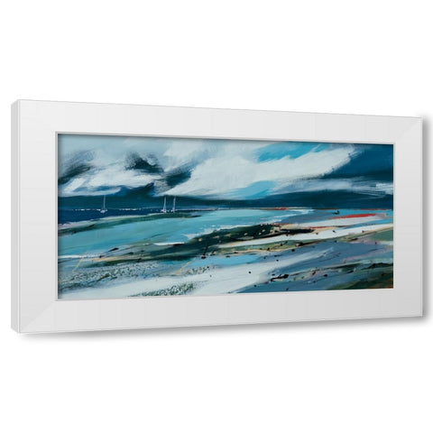 Safe Harbour White Modern Wood Framed Art Print by Fitzsimmons, A.