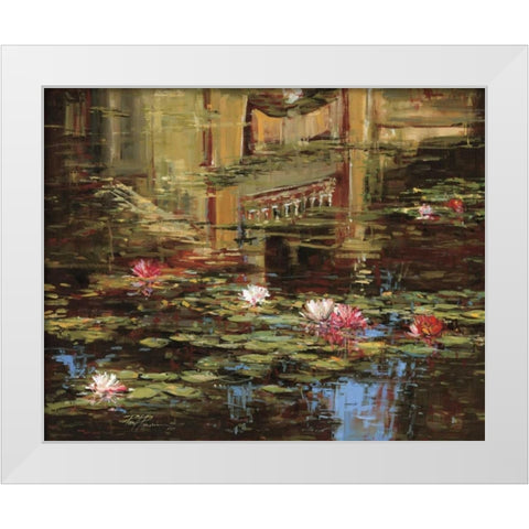 Classical Reflections White Modern Wood Framed Art Print by Panossian, Paul