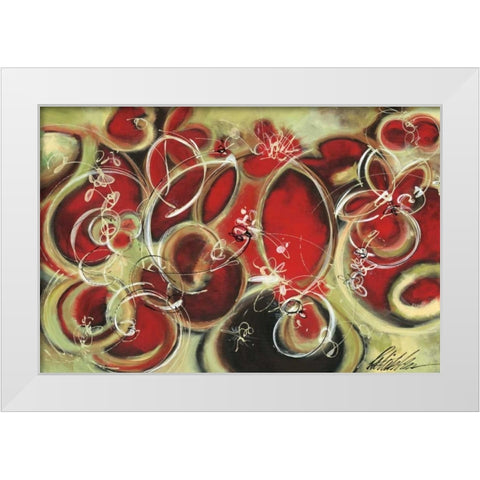 Dawnn White Modern Wood Framed Art Print by Pryor, Patrick
