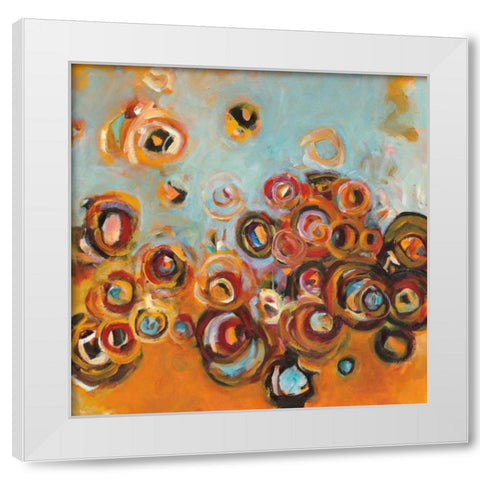 Paradisio II White Modern Wood Framed Art Print by Pryor, Patrick