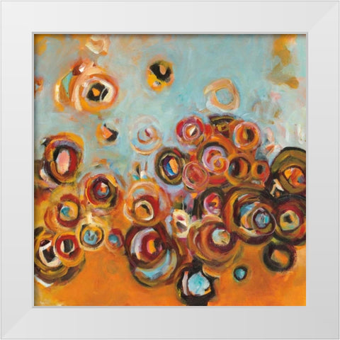 Paradisio II White Modern Wood Framed Art Print by Pryor, Patrick