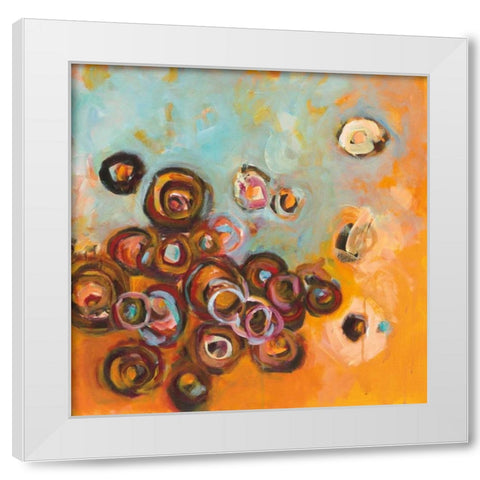 Paradisio III White Modern Wood Framed Art Print by Pryor, Patrick
