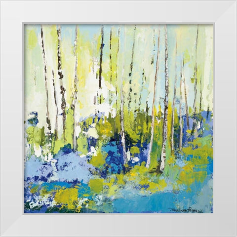 Summer Series I White Modern Wood Framed Art Print by Pristas, Tracy Lynn