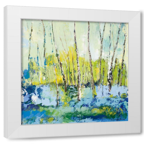 Summer Series II White Modern Wood Framed Art Print by Pristas, Tracy Lynn