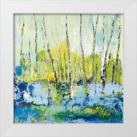 Summer Series II White Modern Wood Framed Art Print by Pristas, Tracy Lynn