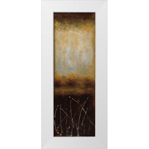 Crystal Lake II White Modern Wood Framed Art Print by Pasion, Wani
