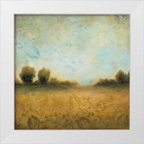Summer Evening I White Modern Wood Framed Art Print by Pasion, Wani