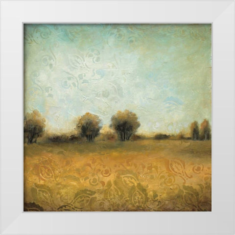 Summer Evening II White Modern Wood Framed Art Print by Pasion, Wani