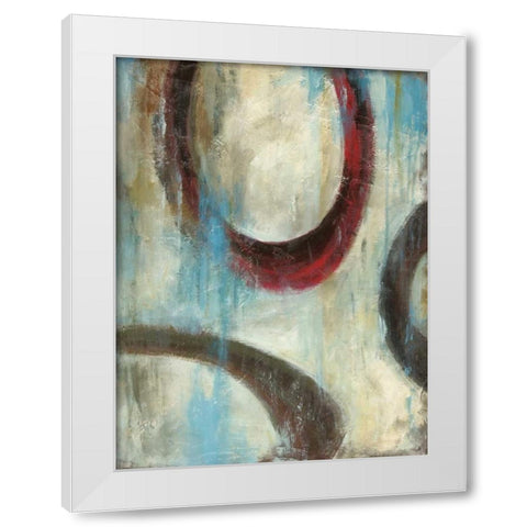 Graysons Loops II White Modern Wood Framed Art Print by Pasion, Wani