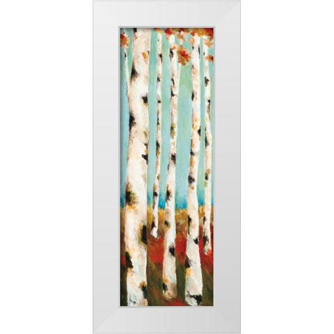 Tall Tales I White Modern Wood Framed Art Print by Pasion, Wani