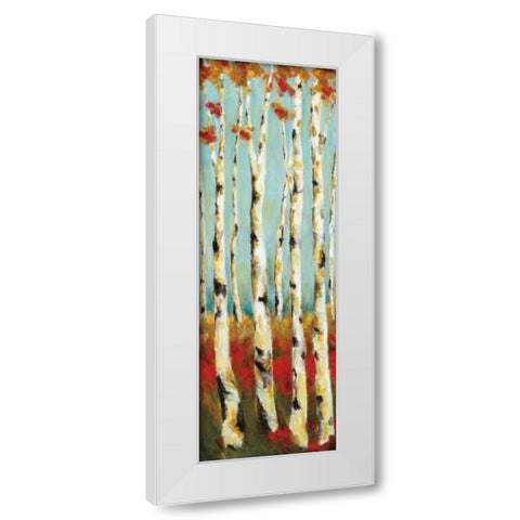 Tall Tales II White Modern Wood Framed Art Print by Pasion, Wani