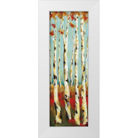 Tall Tales II White Modern Wood Framed Art Print by Pasion, Wani