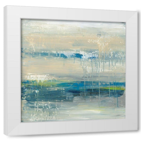 Tasha White Modern Wood Framed Art Print by Pasion, Wani