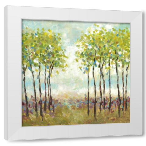 Foxwood I White Modern Wood Framed Art Print by Pasion, Wani