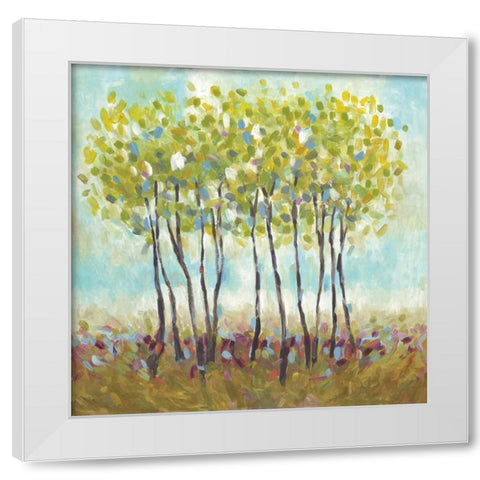 Foxwood II White Modern Wood Framed Art Print by Pasion, Wani