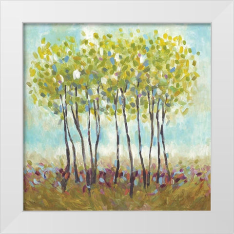 Foxwood II White Modern Wood Framed Art Print by Pasion, Wani