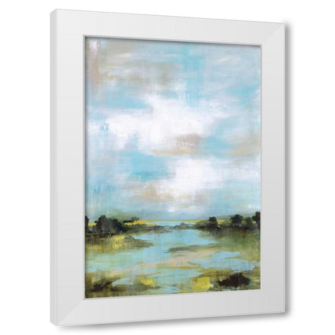 Wasting Time White Modern Wood Framed Art Print by Pasion, Wani