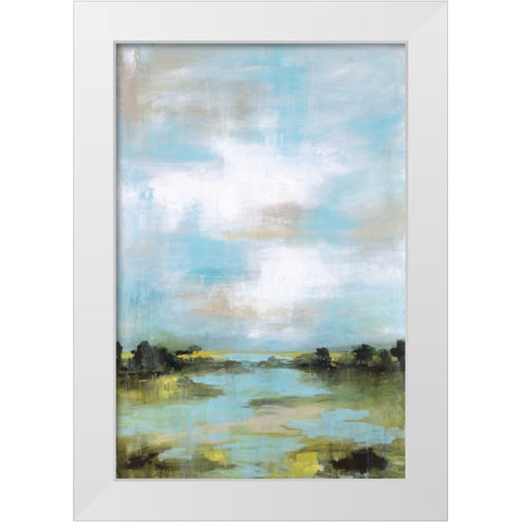 Wasting Time White Modern Wood Framed Art Print by Pasion, Wani