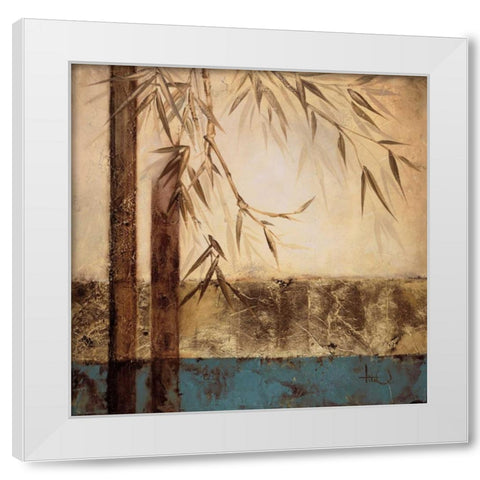 Bamboo Royale I White Modern Wood Framed Art Print by Quintero, Tita
