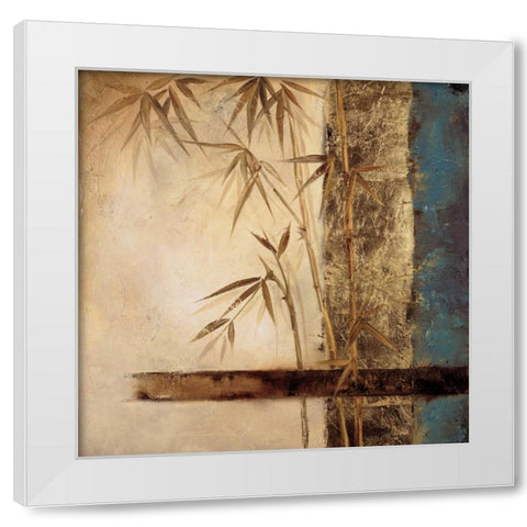 Bamboo Royale II White Modern Wood Framed Art Print by Quintero, Tita