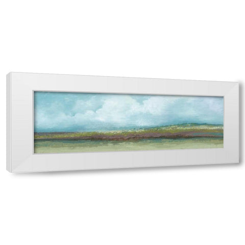 Jaded Earth I White Modern Wood Framed Art Print by Quintero, Tita