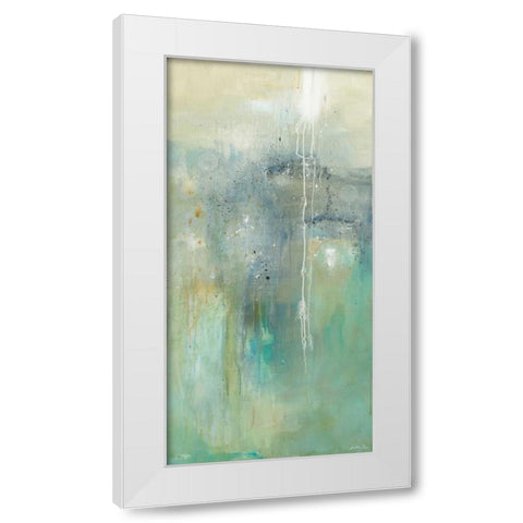 Sparks of Sea and Sunshine White Modern Wood Framed Art Print by Ross, Heather