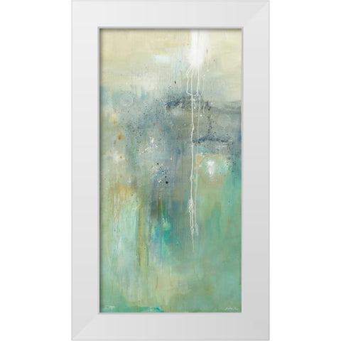 Sparks of Sea and Sunshine White Modern Wood Framed Art Print by Ross, Heather