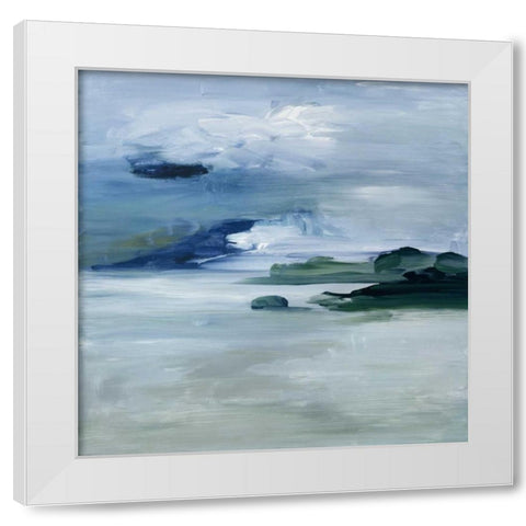 Isla White Modern Wood Framed Art Print by Ross, Heather