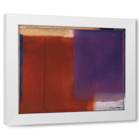 Hours of the Day I White Modern Wood Framed Art Print by Ribas, Jaume