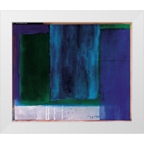 Hours of the Day II White Modern Wood Framed Art Print by Ribas, Jaume