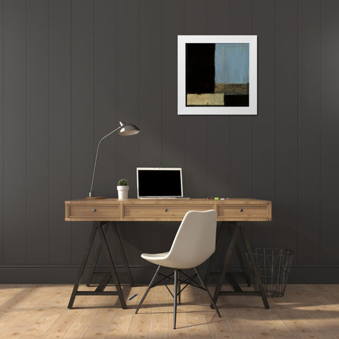 Inner Profile II White Modern Wood Framed Art Print by Ribas, Jaume