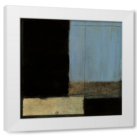 Inner Profile II White Modern Wood Framed Art Print by Ribas, Jaume