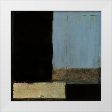 Inner Profile II White Modern Wood Framed Art Print by Ribas, Jaume