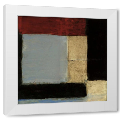 Inner Profile III White Modern Wood Framed Art Print by Ribas, Jaume
