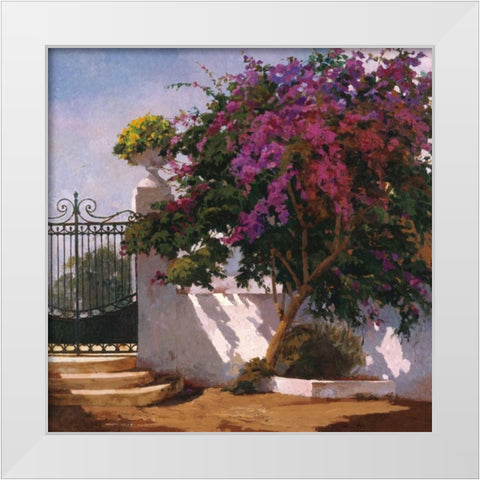 Menorca Home White Modern Wood Framed Art Print by Romeu, Poch