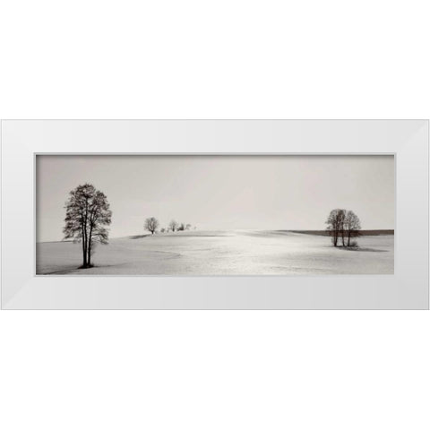 Clear On the Hillcrest White Modern Wood Framed Art Print by Szilagyi, Ily