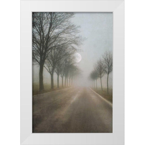 A Quiet Place White Modern Wood Framed Art Print by Szilagyi, Ily