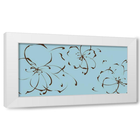 Blooming Moments II White Modern Wood Framed Art Print by Sugita, Katsumi