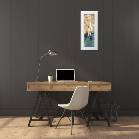 Natures Abundance II White Modern Wood Framed Art Print by Solis, Luis