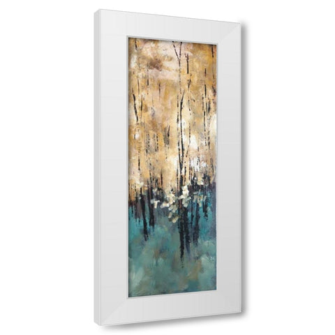 Natures Abundance II White Modern Wood Framed Art Print by Solis, Luis