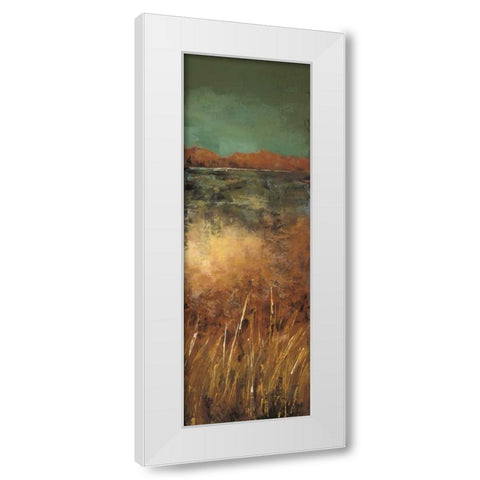 The View at a Distance II White Modern Wood Framed Art Print by Solis, Luis