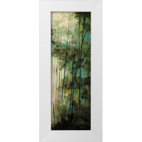 La Senda II White Modern Wood Framed Art Print by Solis, Luis
